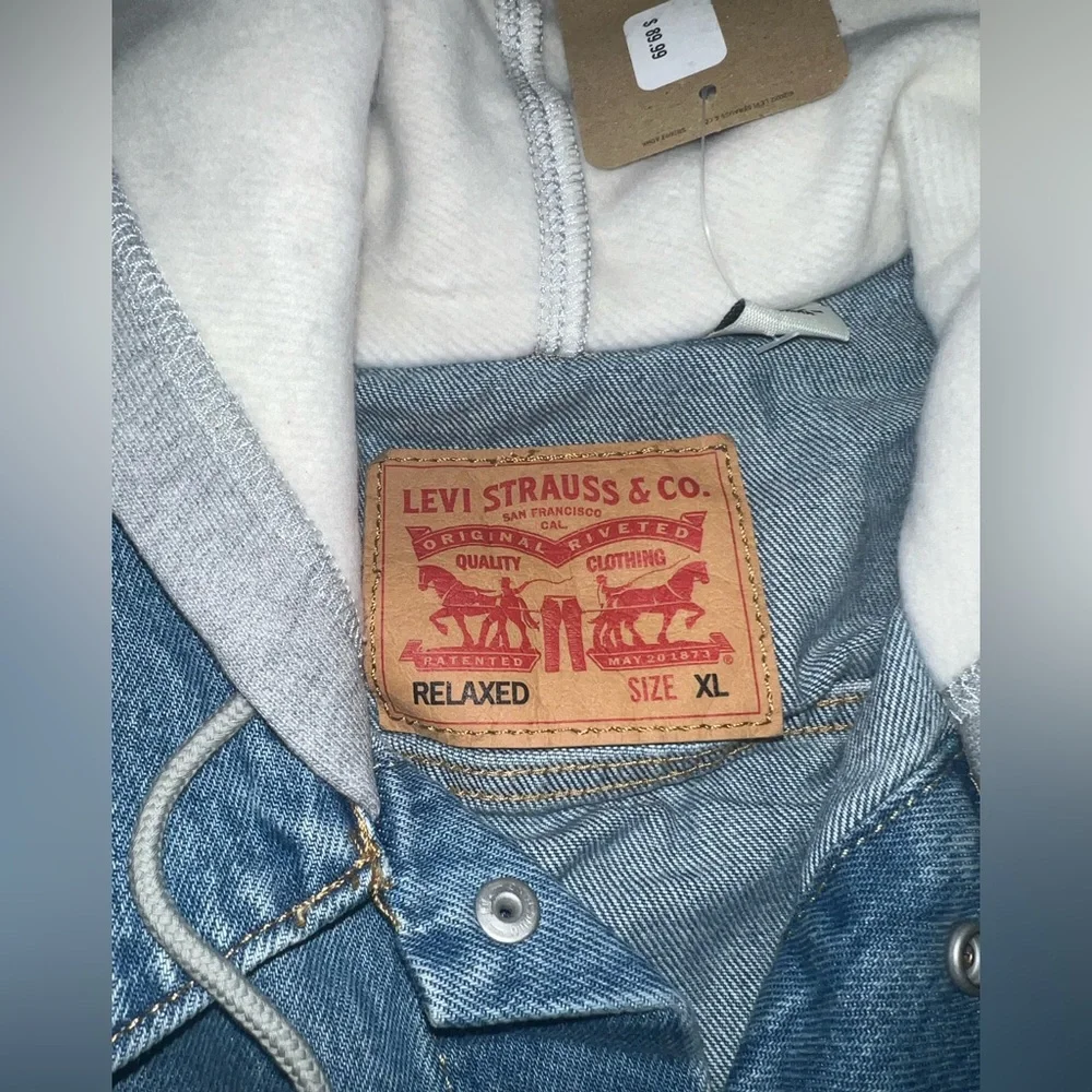Mens xl Levi denim jacket new with tags - Picture 3 of 6